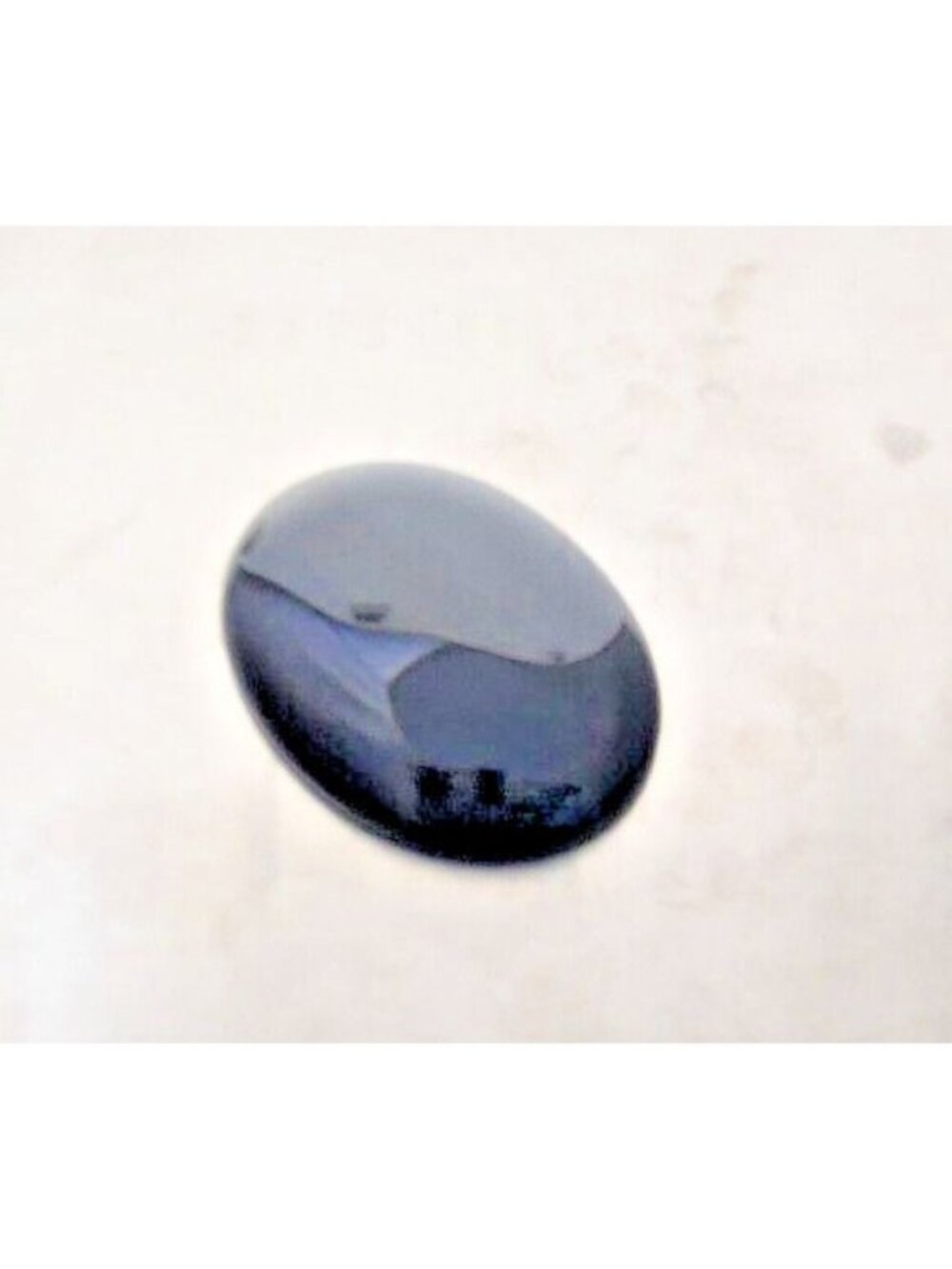 Gemstones Loose Black Onyx Cabochon 6.6 gr Pendant Size 24 mm x 32 mm